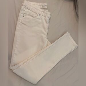 Universal Thread Cream Mid Rise Skinny Jeans